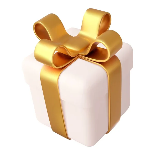 Визуализации Подарков Поле Изолированы Белом Фоне Праздничные Подарки Праздничный Подарок — стоковый вектор