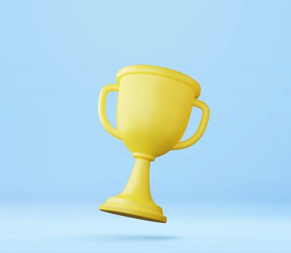 Τρόπαιο Πρωταθλητής Χρυσό Κύπελλο Εικονίδιο Βραβείο Νικητή Βραβείο Αθλητισμού Ιδέα — Διανυσματικό Αρχείο