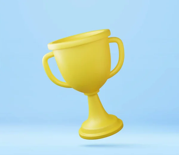 Τρόπαιο Πρωταθλητής Χρυσό Κύπελλο Εικονίδιο Βραβείο Νικητή Βραβείο Αθλητισμού Ιδέα — Διανυσματικό Αρχείο