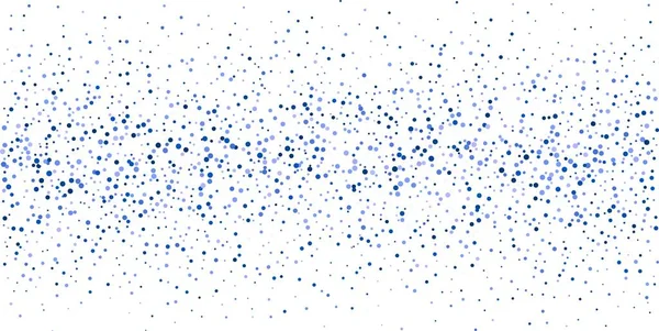 Blauwe Glitter Confetti Witte Achtergrond Blauwe Sparkles Abstracte Achtergrond — Stockvector