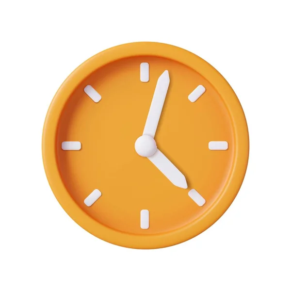 Despertador Reloj Concepto Diseño Minimalista Del Tiempo Alarma Para Reloj — Vector de stock
