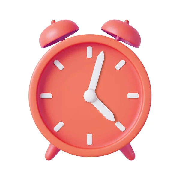Relógio Alarme Assistir Conceito Design Mínimo Tempo Alarme Para Horas — Vetor de Stock
