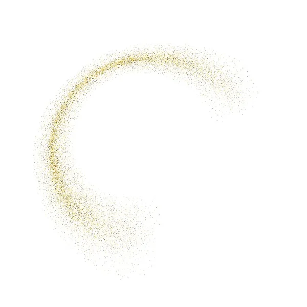 Abstract Shiny Gold Glitter Design Element Design Invitation Wedding Christmas — Image vectorielle