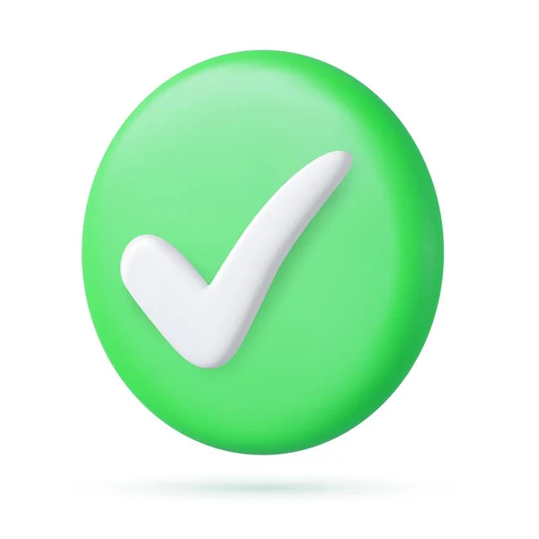 Symbol Zgody Użytkownika Zaufania Pozytywne Głosowanie Online Pomyślne Testy Przycisk — Wektor stockowy