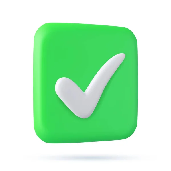 Symbol Zgody Użytkownika Zaufania Pozytywne Głosowanie Online Pomyślne Testy Przycisk — Wektor stockowy