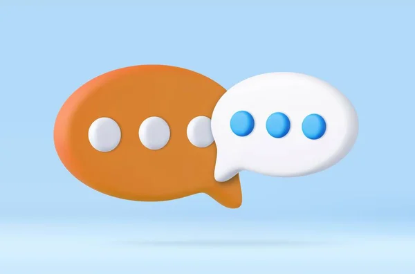 Spraakbel Pictogrammen Geïsoleerd Achtergrond Symbool Voor Chatten Sociale Media Chatbox — Stockvector