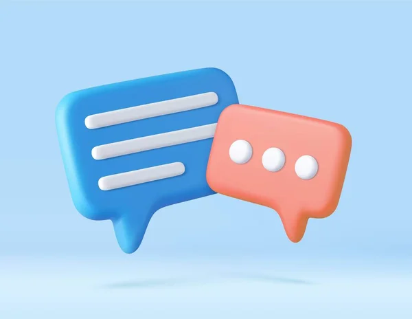 Spraakbel Pictogrammen Geïsoleerd Achtergrond Symbool Voor Chatten Sociale Media Chatbox — Stockvector