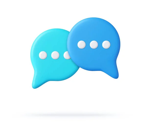 Beszédbuborék Ikonok Elkülönítve Háttérben Szimbólum Chat Közösségi Média Csevegő Doboz — Stock Vector