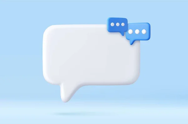 Ikon Gelembung Bicara Terisolasi Pada Latar Belakang Simbol Untuk Chatting - Stok Vektor