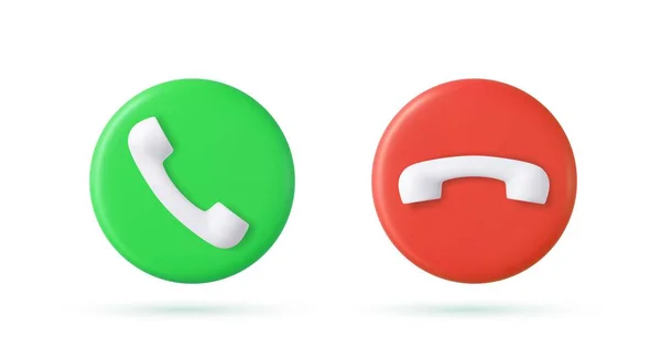 Κόκκινο Και Πράσινο Ναι Όχι Κουμπιά Εικονίδιο Απάντηση Και Σύμβολο — Διανυσματικό Αρχείο
