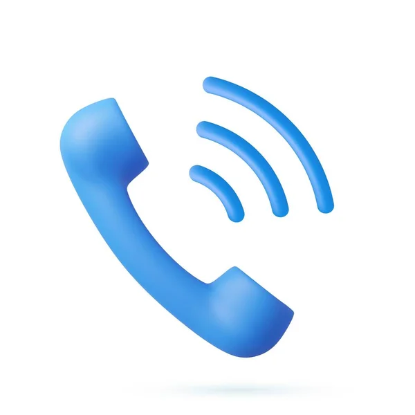 Ρεαλιστικό Τηλέφωνο Κλήσης Υποστήριξη Εξυπηρέτηση Πελατών Βοήθεια Αντίληψη Επικοινωνίας Απόδοση — Διανυσματικό Αρχείο