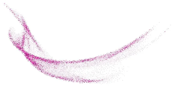 白い背景に紫色の輝きのコンフェッティ 紫の輝き概要背景 ベクターイラスト — ストックベクタ