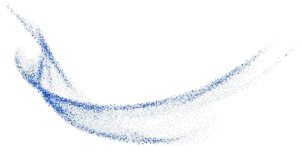 Confettis Bleu Paillettes Sur Fond Blanc Blue Sparkles Résumé Contexte — Image vectorielle