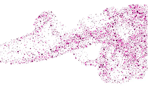Lila Glitzerkonfetti Auf Weißem Hintergrund Purple Sparkles Abstrakter Hintergrund Vektorillustration — Stockvektor