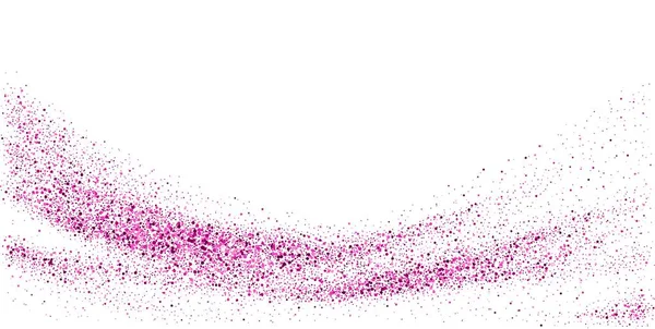 Purpurowe Konfetti Brokatowe Białym Tle Purpurowe Musujące Abstrakcyjne Tło Ilustracja — Wektor stockowy