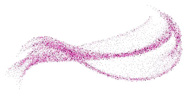 Lila Glitzerkonfetti Auf Weißem Hintergrund Purple Sparkles Abstrakter Hintergrund Vektorillustration — Stockvektor