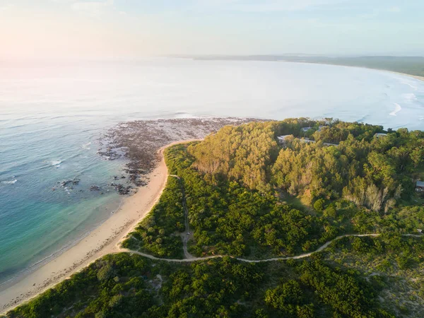 Okyanus Üzerinde Güzel Bir Gün Doğumu Avustralya Nın Güney Kıyısındaki — Stok fotoğraf