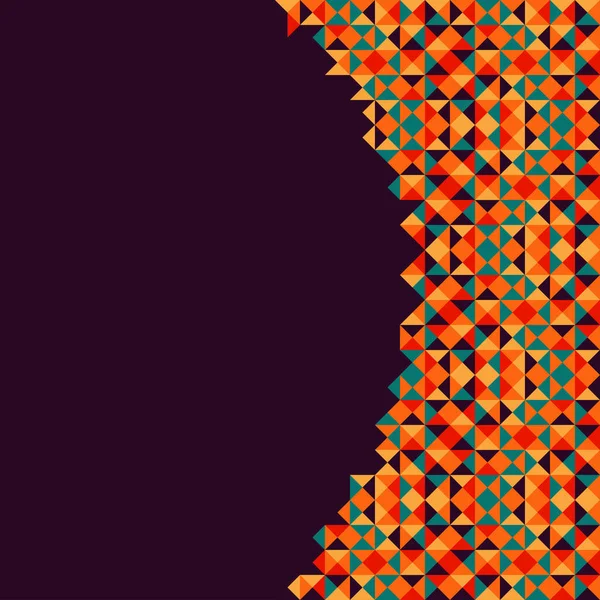 Abstraktes Dreieck Muster Design Elemente Hintergrund Tribal Boho Ornament Tapete — Stockvektor