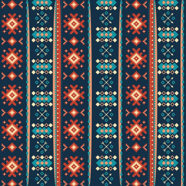 Абстрактний Фон Квадратних Елементів Дизайну Племінний Бохо Прикраса Шпалери — стоковий вектор