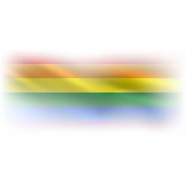 Beyaz Arkaplanda Izole Edilmiş Renkli Lgbtq Bayrak Deseni Grunge Gururu — Stok Vektör