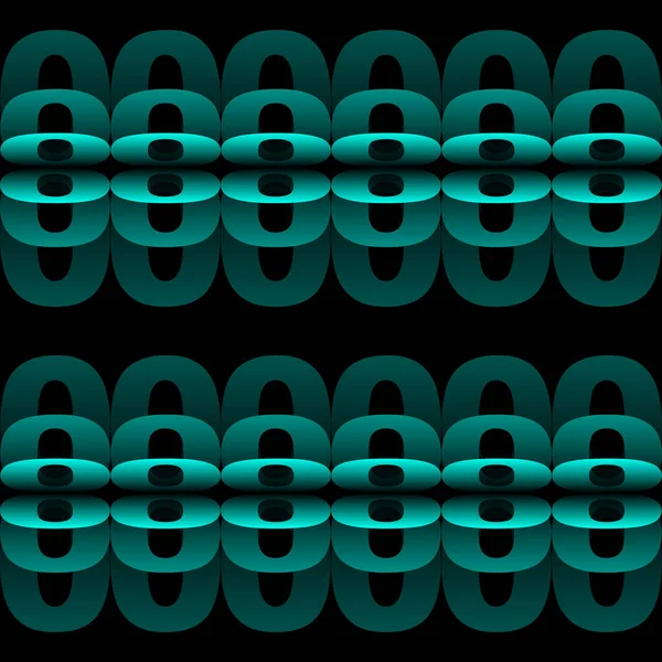 抽象色0線とグラデーションの要素を持つ暗い背景 — ストックベクタ