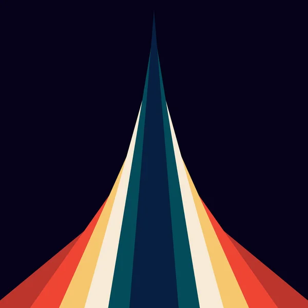 Fond Sombre Abstrait Avec Lignes Couleur — Image vectorielle