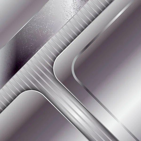 Metallhintergrund Mit Unterschiedlichen Texturen Und Linien Gradient Deco Hintergrund Mit — Stockvektor