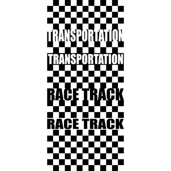 Two black and white sport flags silhouettes for start and finish lines. Checkered flags perspective background with white wallpaper