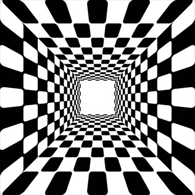 Başlangıç ve bitiş çizgileri için üç siyah beyaz bayrak silueti