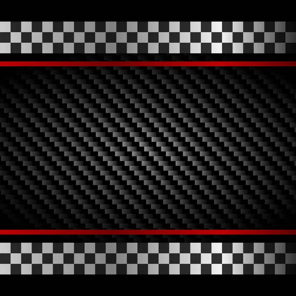 水平黑白相间的运动旗帜轮廓 用于起跑线和终点 — 图库矢量图片
