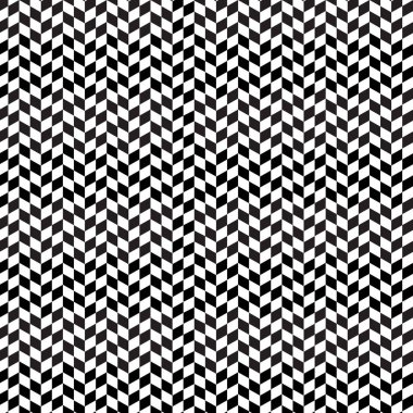 Siyah beyaz bayraklı soyut yarış logosu. Yarış şampiyonası için başlangıç ve bitiş çizgisi tasarımı