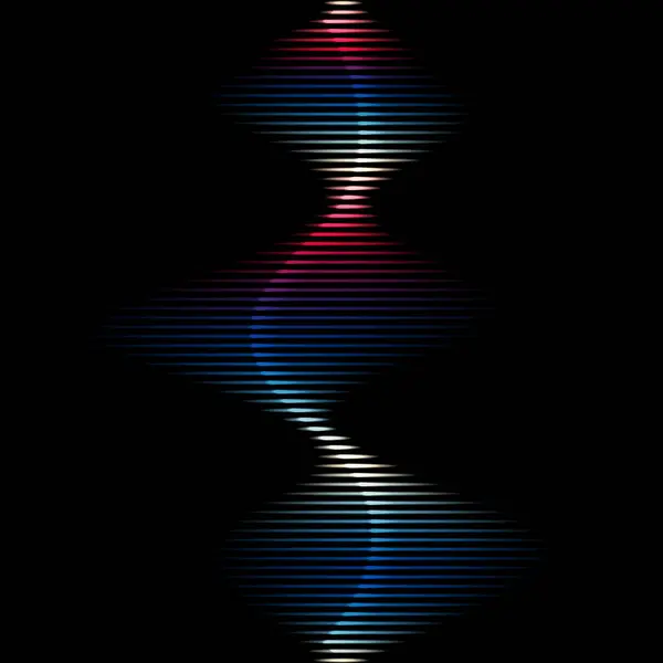 Abstract Black Background Colorful Shine Vertical Lines Bright Wave Royalty Free Stock Illustrations