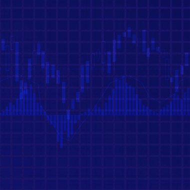 Haritalarla soyut borsa arkaplanı
