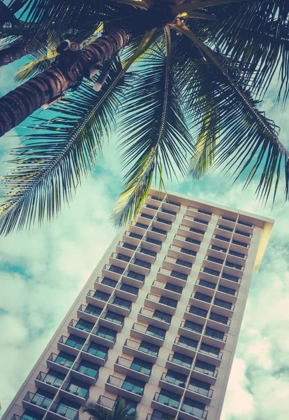 Hawaii 'de Bir Otelin Retro Tarzı Görüntüsü
