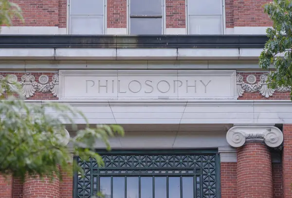 Dipartimento Filosofia Che Costruisce Una Università Della Ivy League Negli Foto Stock