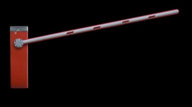 Çıta kapısının yükseltilmesi ve alçaltılması ya da Alfa Kanalı ile Boom Kapısı