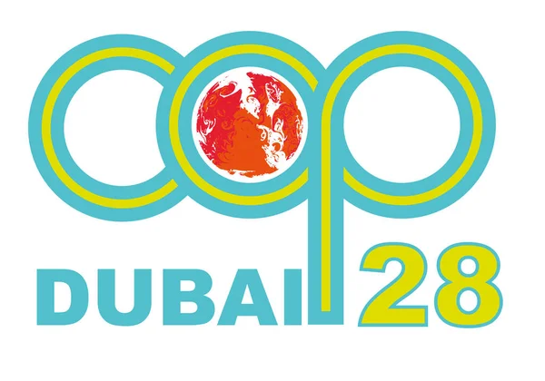 Cop Émirats Arabes Unis Novembre 2023 Sommet International Des Nations — Image vectorielle