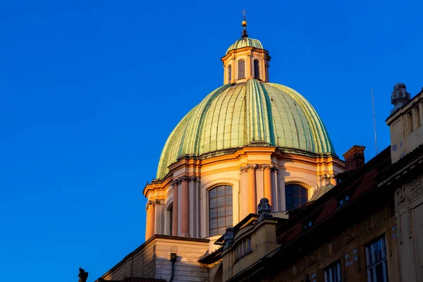 Kilise Saint Francis Assisi Prague Çek Cumhuriyeti — Stok fotoğraf