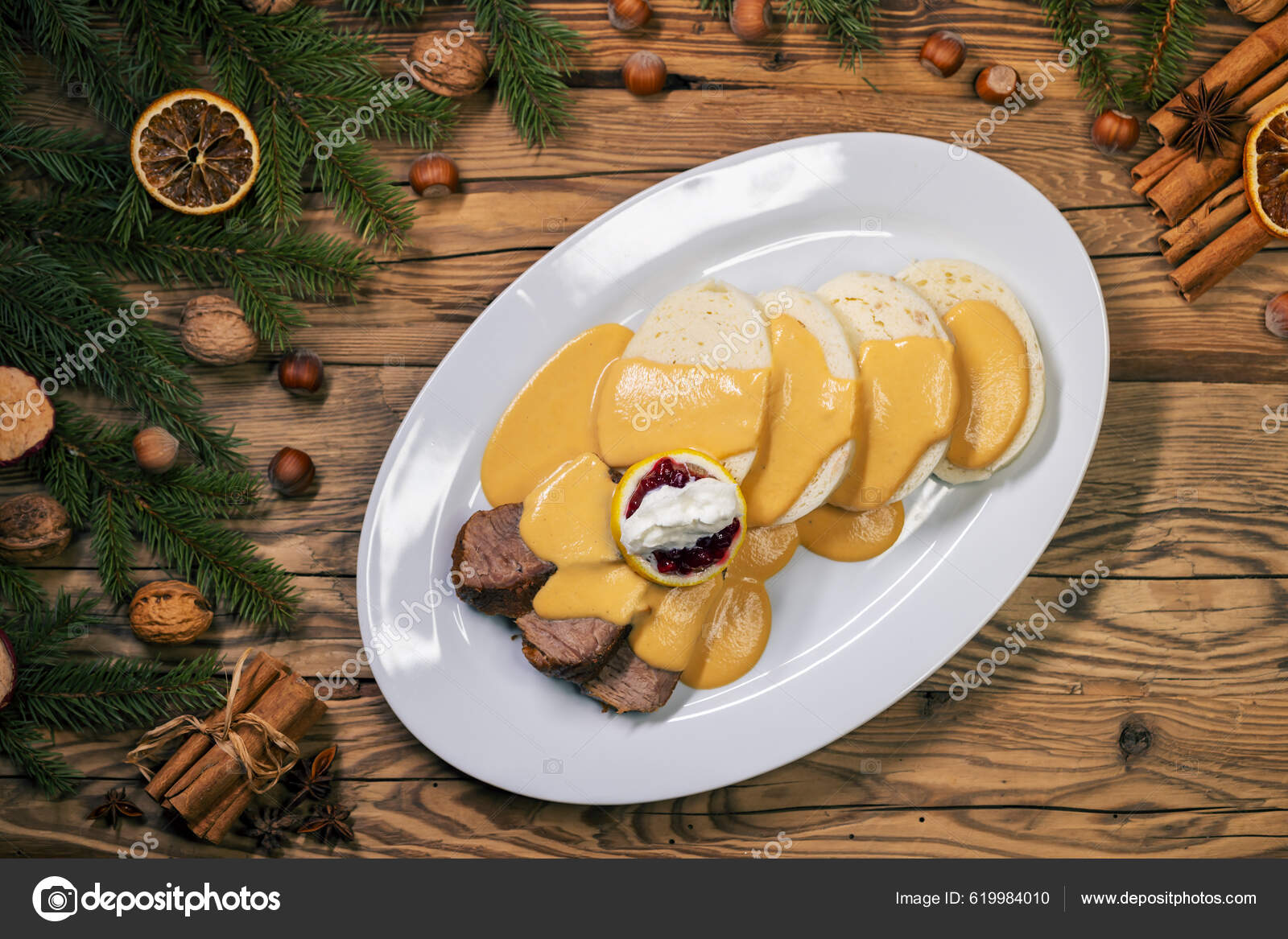 典型的捷克餐在圣诞节的时候叫做