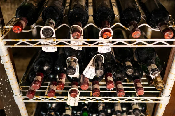 Arquivo Vinhos Adega Eger Hungria — Fotografia de Stock