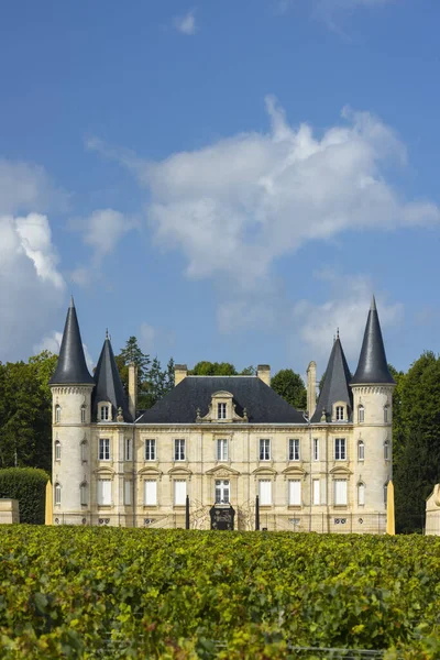 Chateau Pichon Longueville Baron Medoc Franciaország — Stock Fotó
