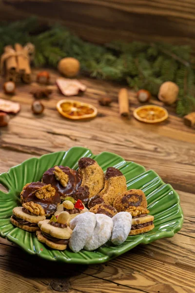 Still Life Christmas Cookies — Stock Photo, Image