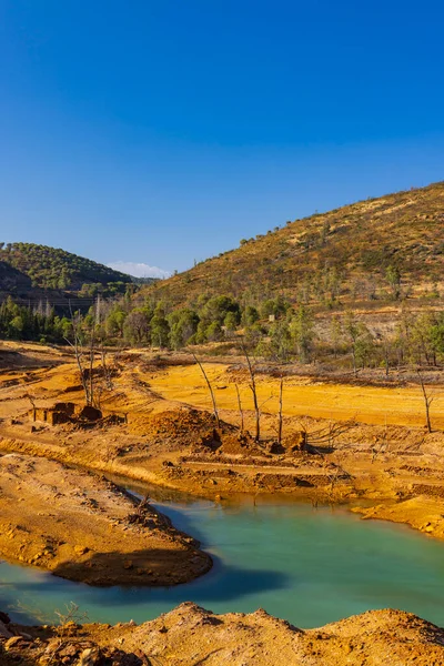 Dünyanın Eski Bakır Madenleri Minas Riotinto Spanya Daki Ekolojik Yükü — Stok fotoğraf