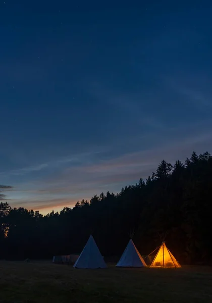 スカウトキャンプ 西ボヘミア チェコ共和国 — ストック写真