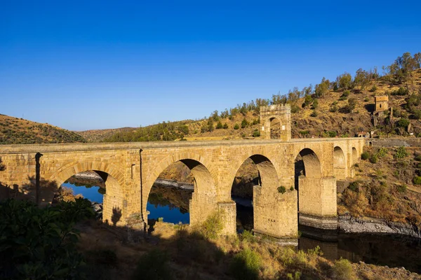 Puente Alcantara Extremadura Spanya — Stok fotoğraf