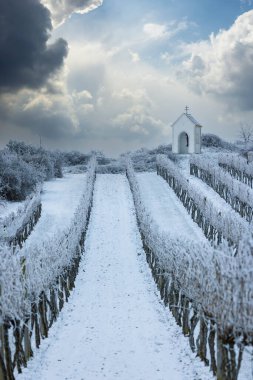 Calvary near Hnanice, Znojmo region, Southern Moravia, Czech Republic clipart