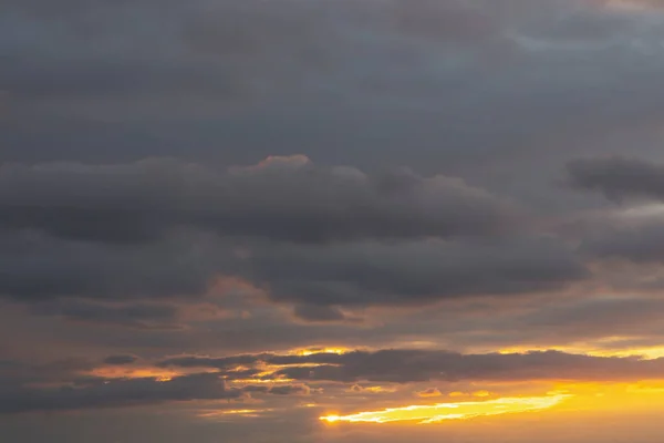 Nori Apus Soare Toamnă — Fotografie, imagine de stoc