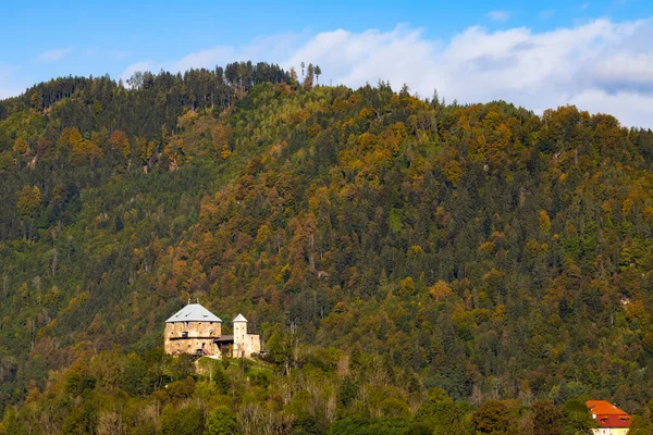 Avusturya 'nın Carinthia bölgesindeki Haimburg kalesi.