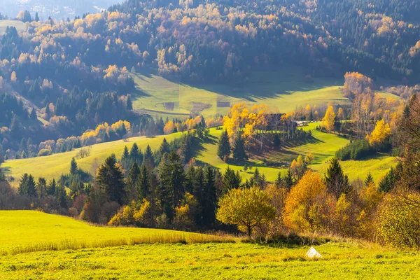 Podzimní Krajina Malých Fatrách Slovensko — Stock fotografie