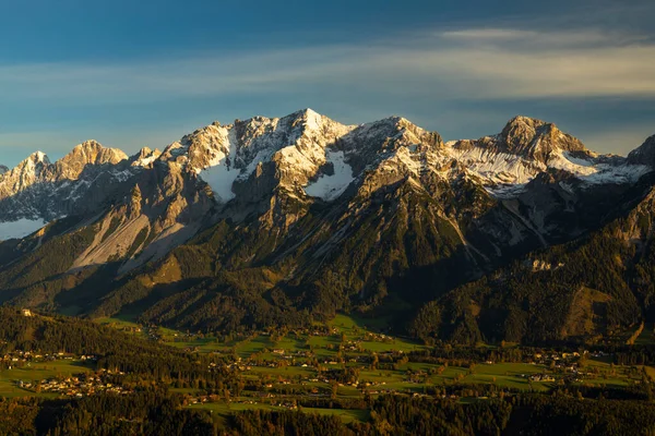Autumn Dachstein Massif Στυρία Αυστρία — Φωτογραφία Αρχείου